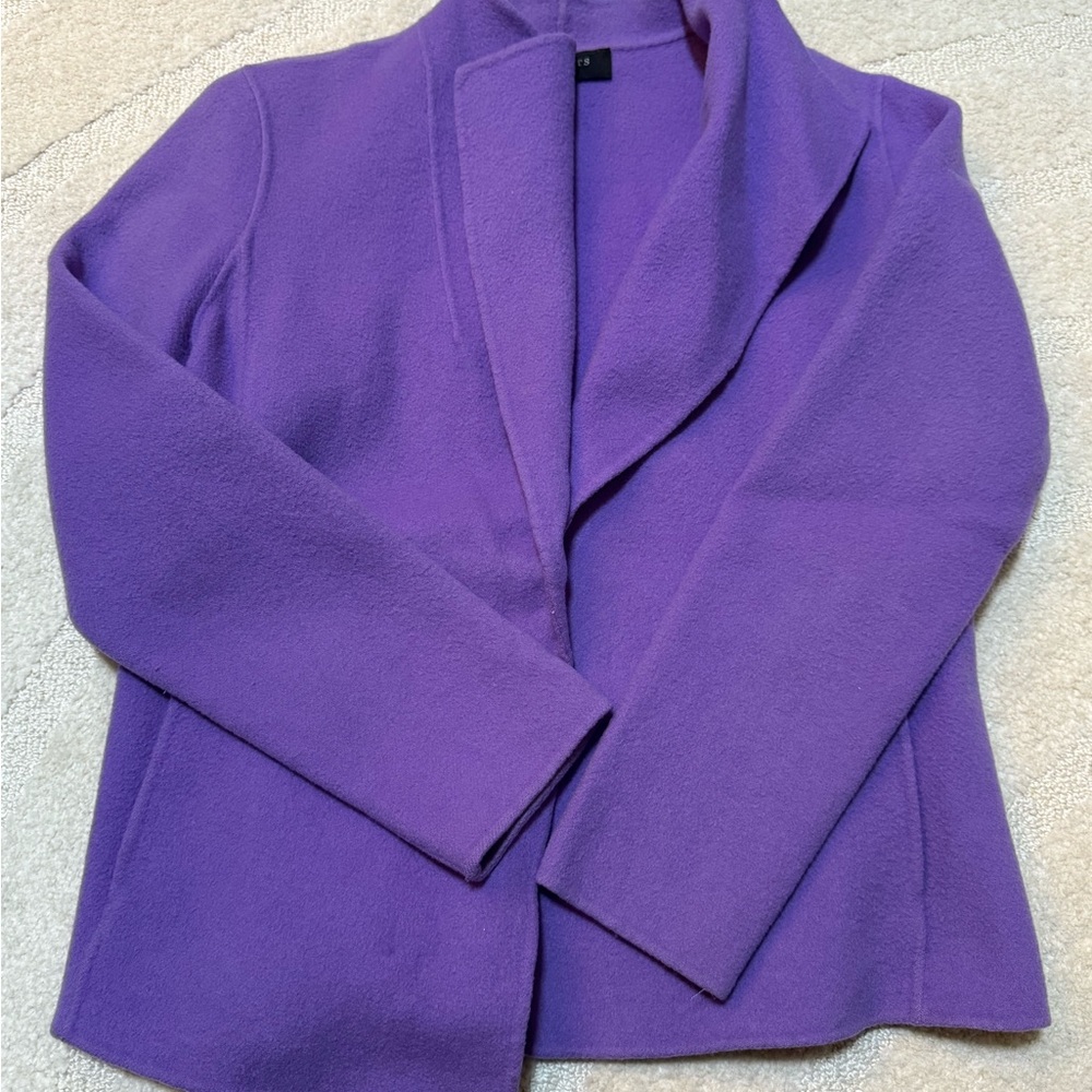 Talbots purple free fall jacket blazer